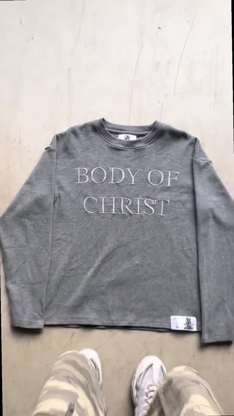 Body of Christ Waffle Knit