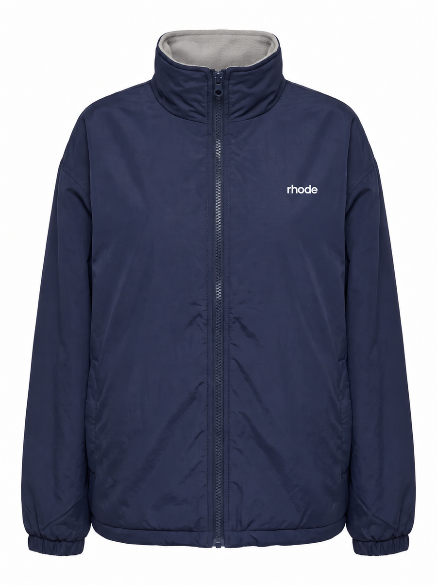Funnel Neck Nylon Jacket