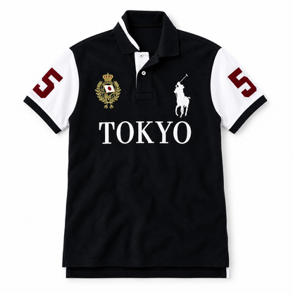 Tokyo — Black / White — Polished front