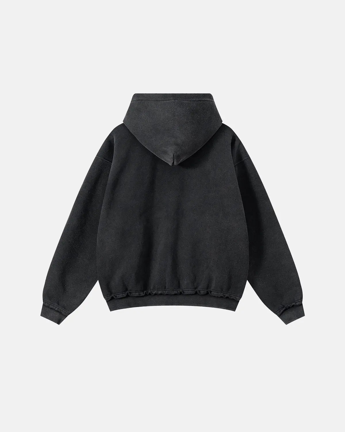 Washed License Zip Hoodie
