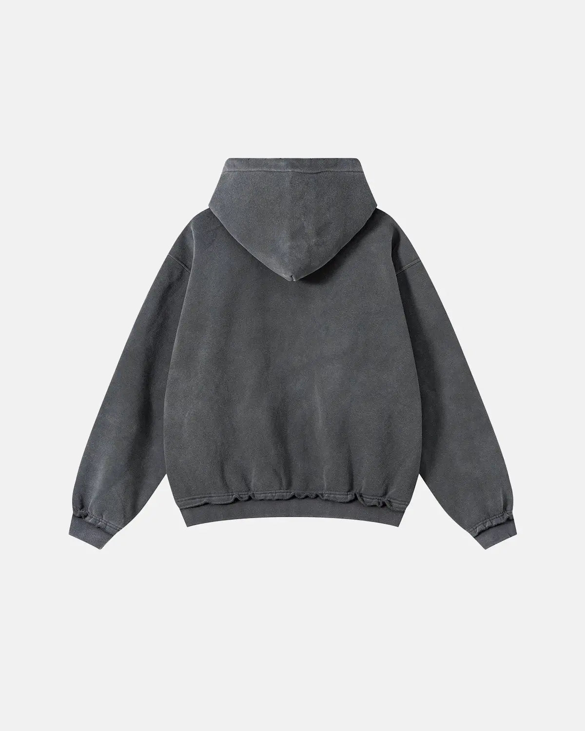 Washed License Zip Hoodie