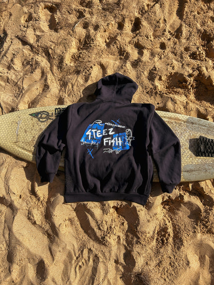 Walk On Water Surf Hoodie back