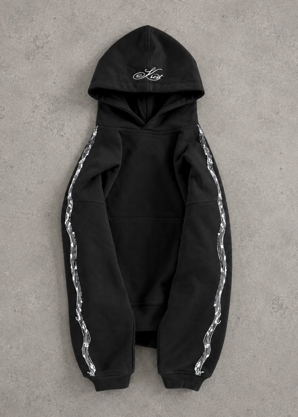 Notes Hoodie - Black
