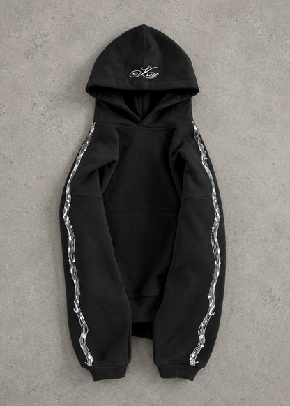 Notes Hoodie - Black