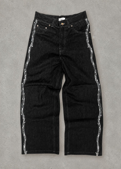 Notes Denim - Black