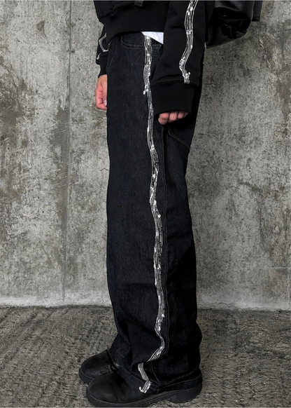 Notes Denim - Black