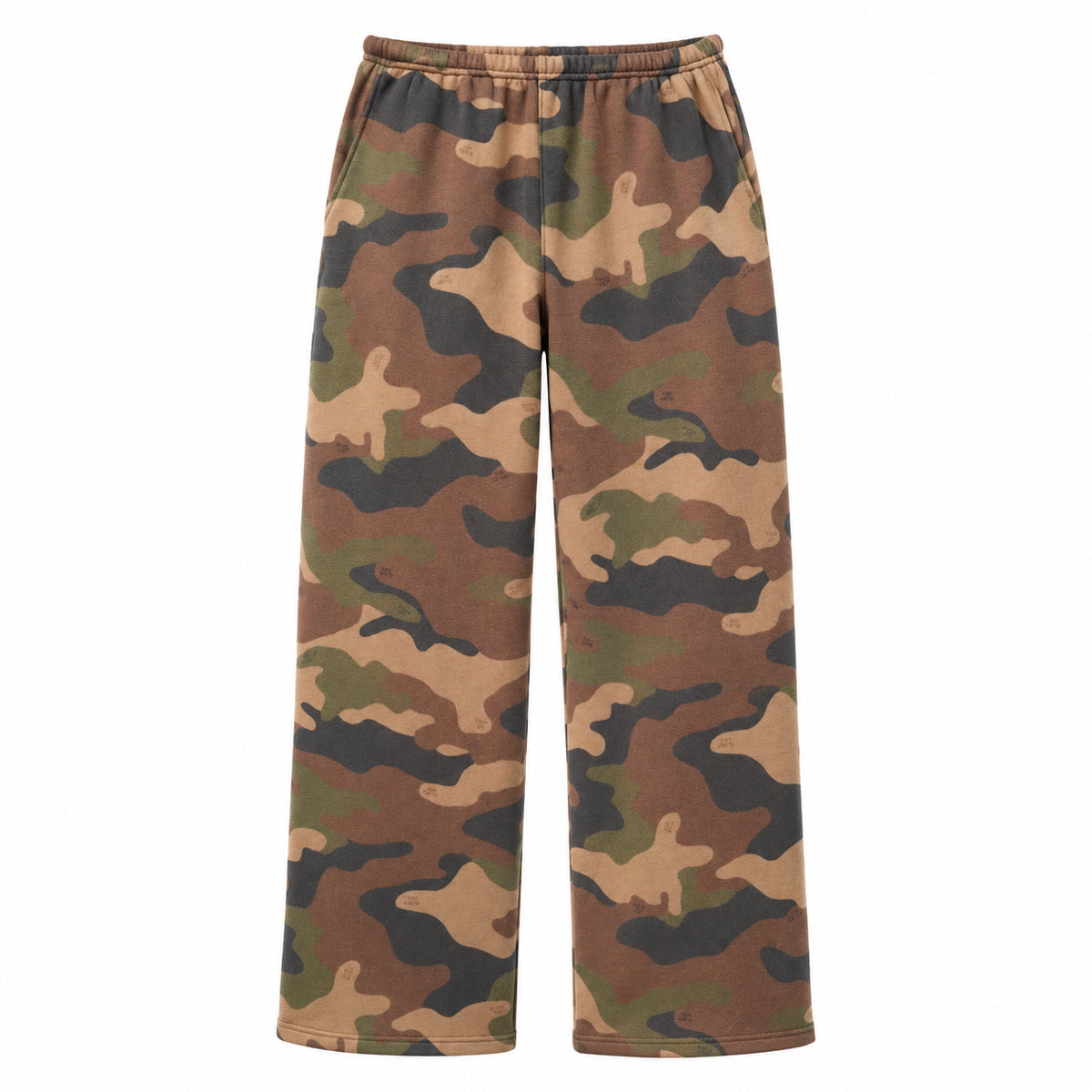 Camo Sherpa Fleece Pants