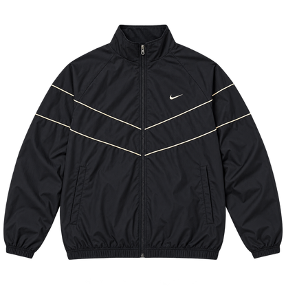 Black Chevron Piping — Front
