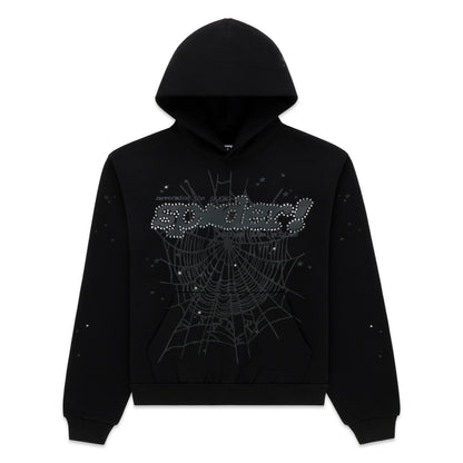 Black Rhinestone Punk Web