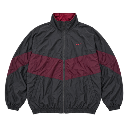 Charcoal / Burgundy Block — Front