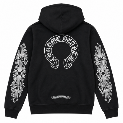 Black White Zip