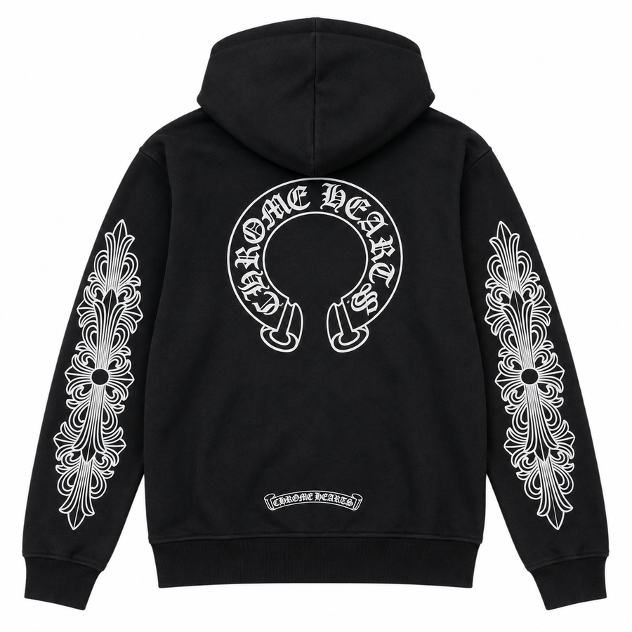 Floral Sleeve Hoodies