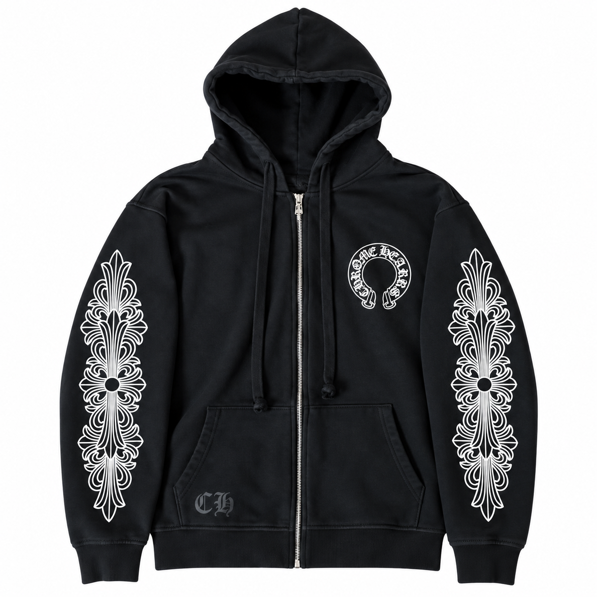 Black White Zip