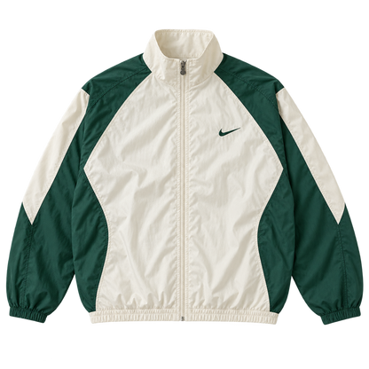 Cream / Green Panel — Front