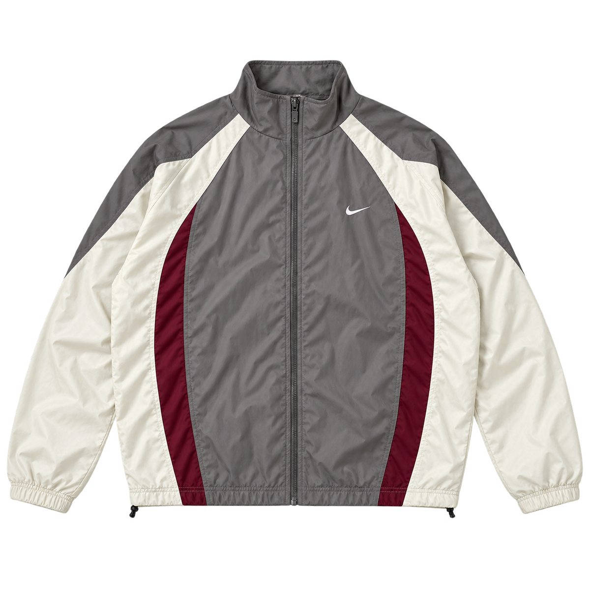 Gray / Burgundy Panel — Front