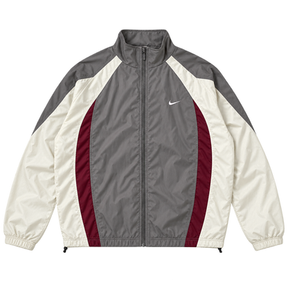 Gray / Burgundy Panel — Front