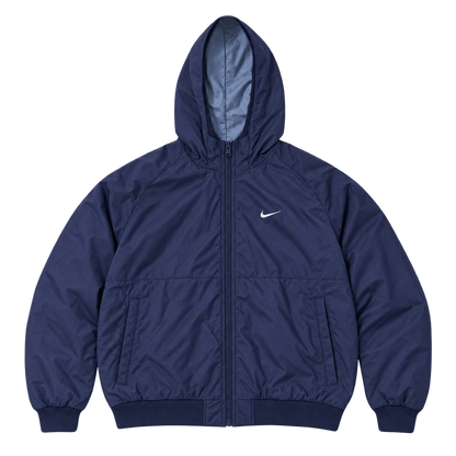 Navy Zip Hoodie — Front