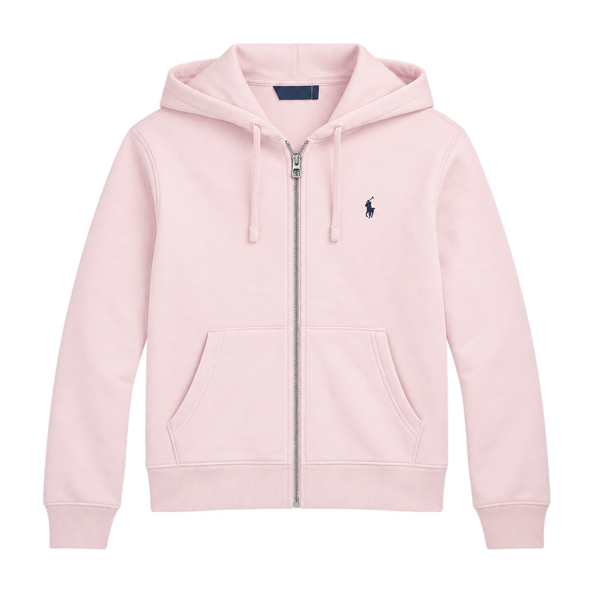 Pink Zip Hoodie — Front