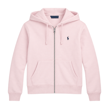 Pink Zip Hoodie — Front