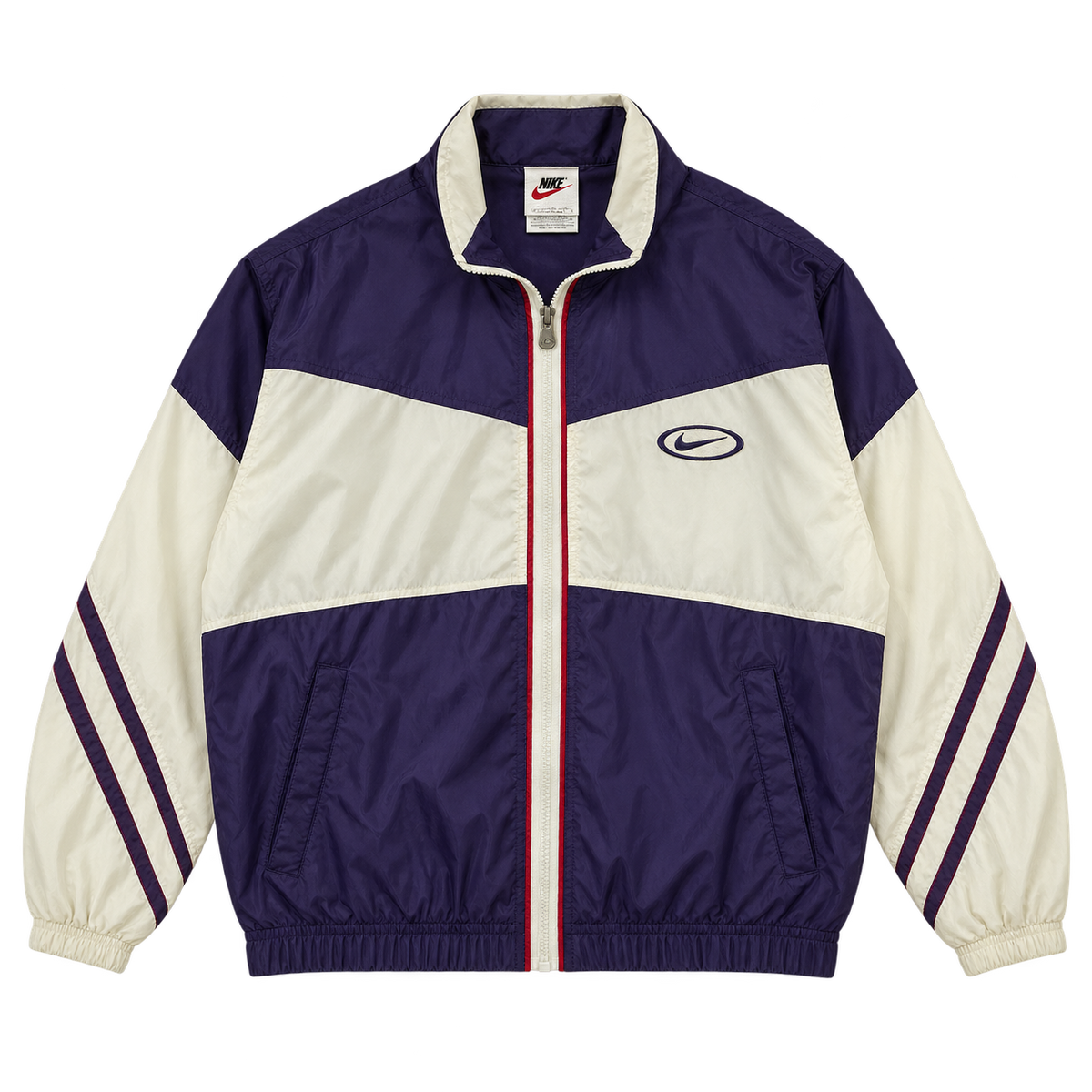 Purple / Cream Panel — Front