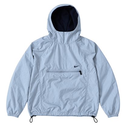 Ice Blue Hooded Pullover — Front