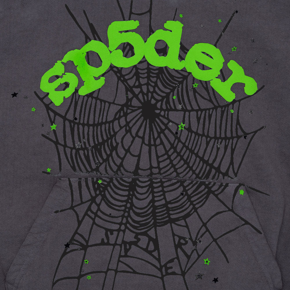 Charcoal Green Web